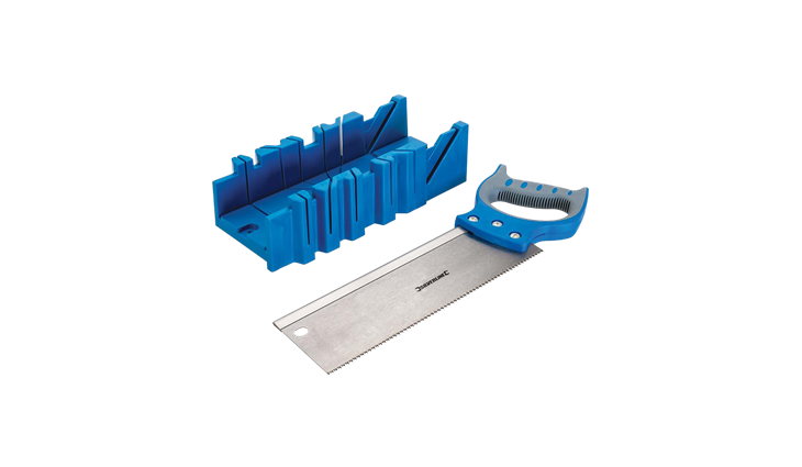  Gehrungslade mit Säge 300x90 mm