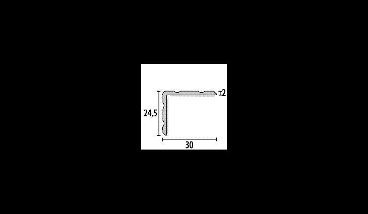  Winkelprofil 234 SK 30x24,5mm silber - 270