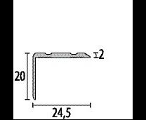  Winkelprofil 235 V e.o. 20x24.5 mm - 270