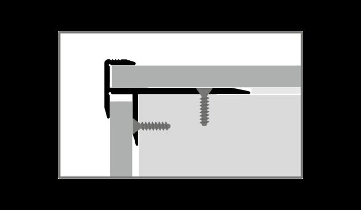  Treppenkante 830 EinschubEinschub e.o. 5 mm - 250