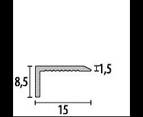  Winkelprofil 238 USBS silber 15x8.5 - 270