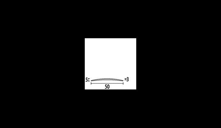  Übergangsprofil 463 SK e.o. 50 mm - 270