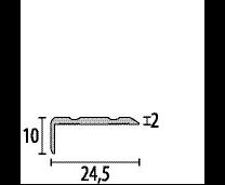  Winkelprofil 236 V 15x10mm e.o. - 270