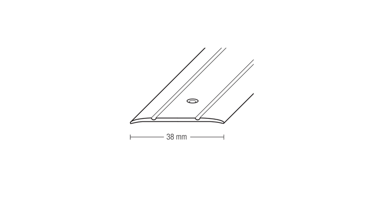  Übergangsprofil V e.o. 38mm - 100