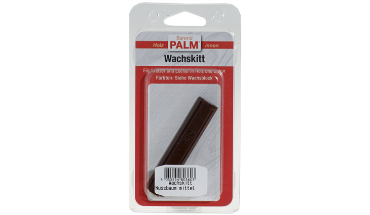 Barend PALM® Wachskitt Nußbaum mittel