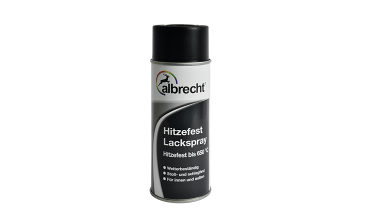 Albrecht Hitzefest Lackspray schwarz - 400 ml