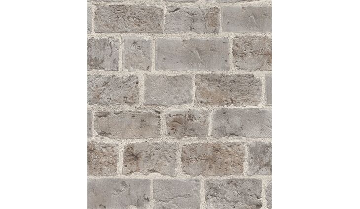 Rasch Vliestapete 865714 Bruchstein grau