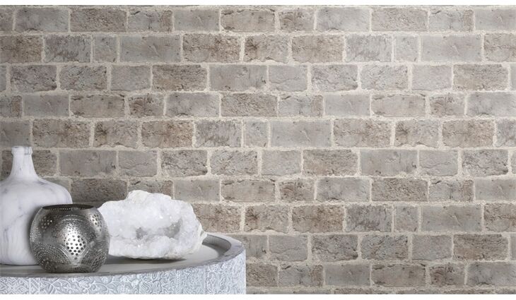 Rasch Vliestapete 865714 Bruchstein grau