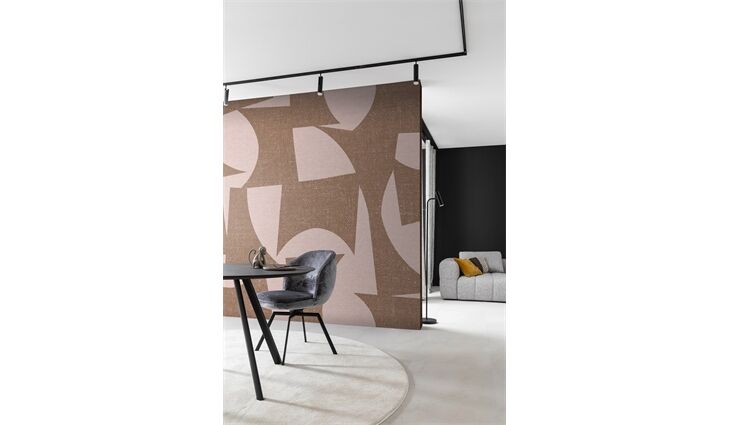 Rasch SCHÖNER WOHNEN Wandbild XXL ABSTRACT Fototapete rosa 366723