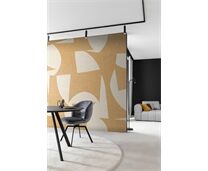 Rasch SCHÖNER WOHNEN Wandbild XXL ABSTRACT Fototapete gelb 366853