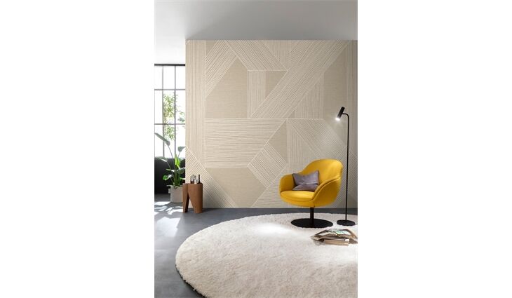 Rasch SCHÖNER WOHNEN Wandbild XXL LINES Fototapete beige 366792