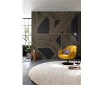 Rasch SCHÖNER WOHNEN Wandbild XXL LINES Fototapete schwarz 366815