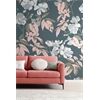 Rasch SCHÖNER WOHNEN Wandbild XXL FLOWERS Fototapete blau 366846