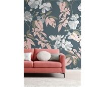 Rasch SCHÖNER WOHNEN Wandbild XXL FLOWERS Fototapete blau 366846