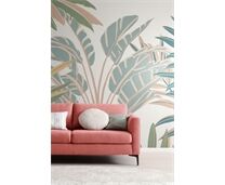 Rasch SCHÖNER WOHNEN Wandbild XXL JUNGLE Fototapete rosa 366754