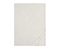  Feinbiber Melange Spannbetttuch beige - 160