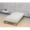  Feinbiber Melange Spannbetttuch beige - 200