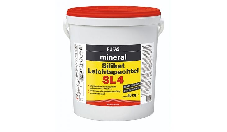 Pufas Silikat-Leichtspachtel SL4 - 20 kg