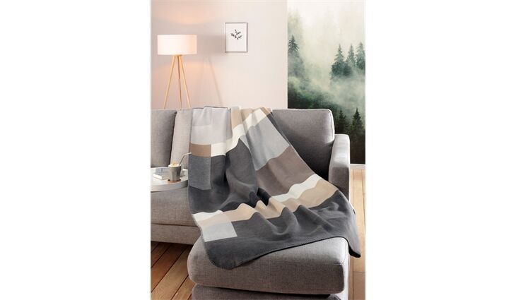 Biederlack Wohndecke Black Part 150x200