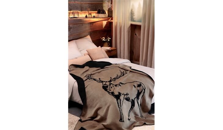 Biederlack Wohndecke Deer150x200
