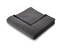 Biederlack Wohndecke Cotton Home schiefer 150x200
