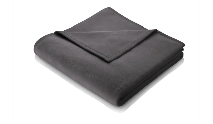 Biederlack Wohndecke Cotton Home schiefer 150x200
