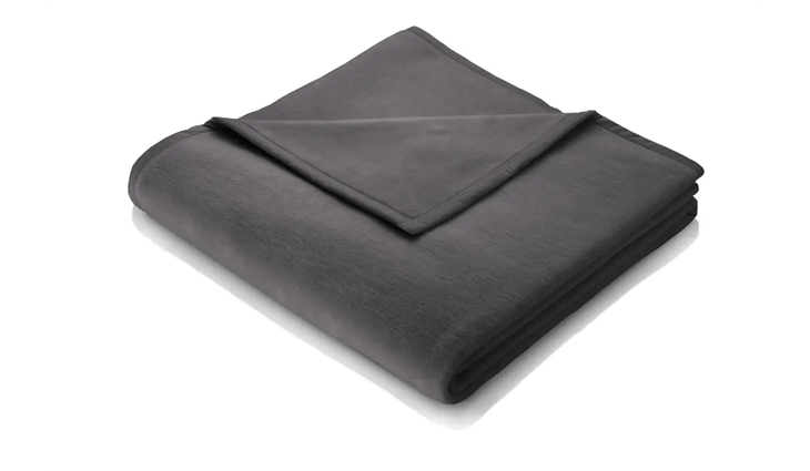 Biederlack Wohndecke Cotton Home schiefer 150x200