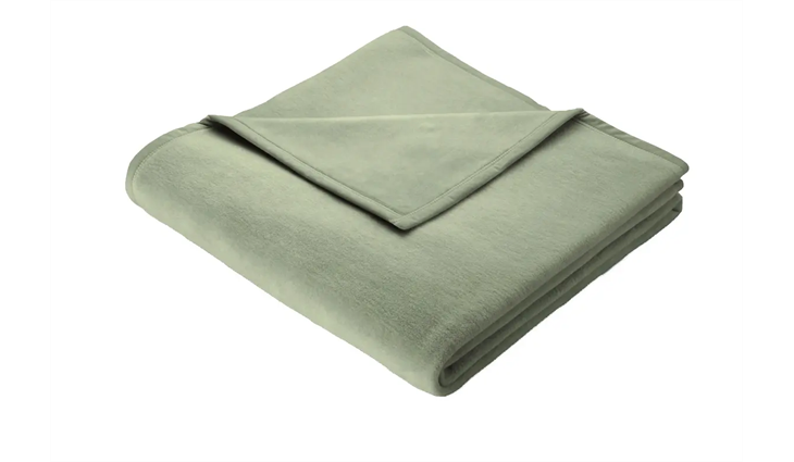 Biederlack Wohndecke Cotton Home salbei 150x200