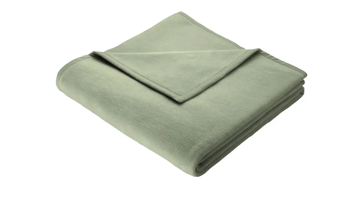 Biederlack Wohndecke Cotton Home salbei 150x200