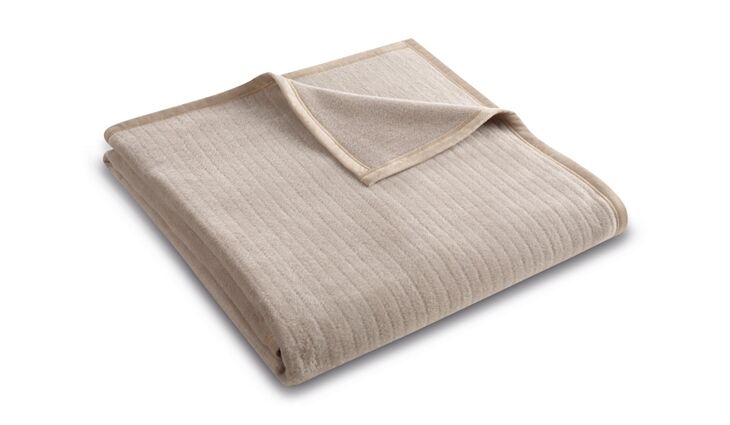 Biederlack Wohndecke Feel Taupe 150x200