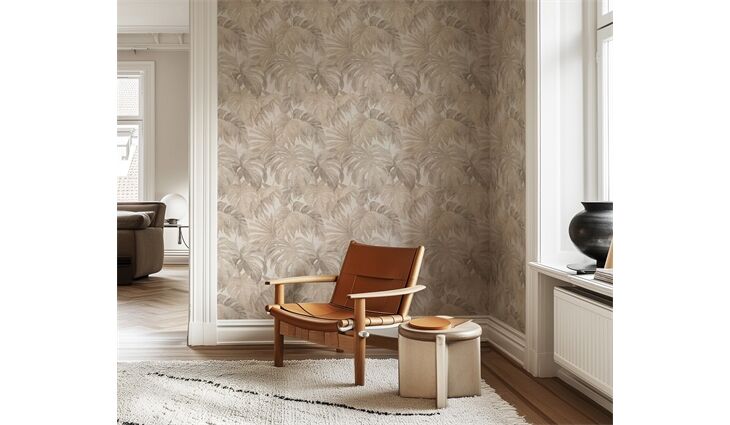 Erismann Vliestapete 10558-02 Forest Dreams Jungle beige