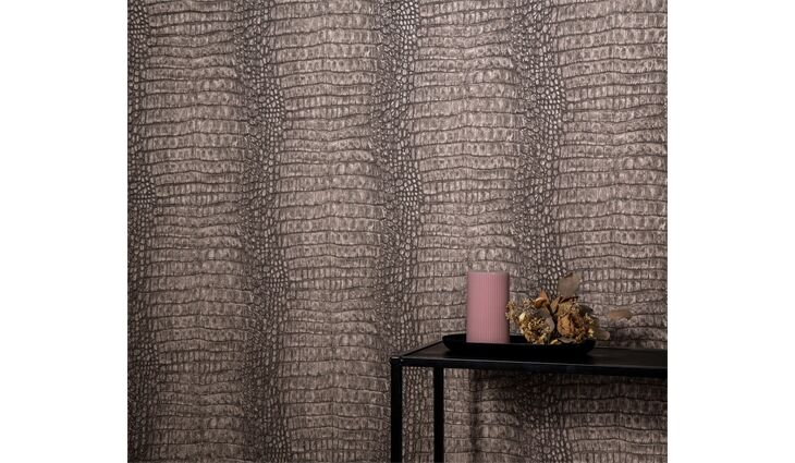 Erismann Vliestapete 10560-11 Forest Dreams Croco braun