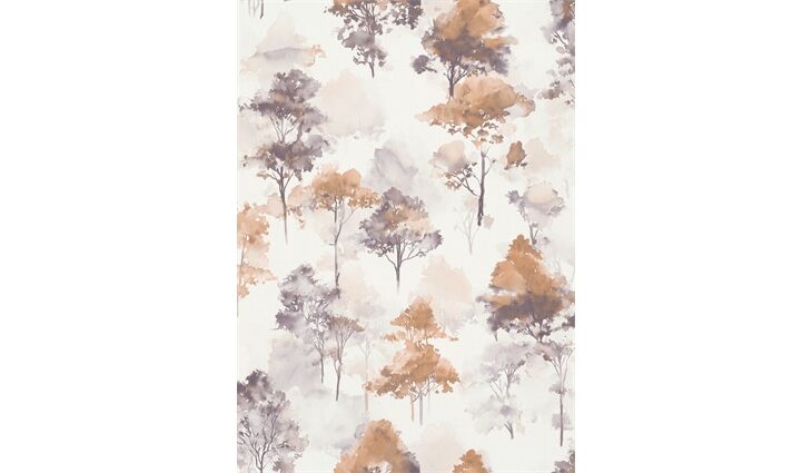 Erismann Vliestapete 10557-11 Forest Dreams Bäume violette