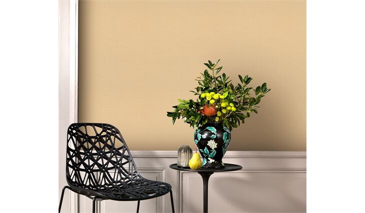 Erismann Vliestapete 10262-06 La Terrasse Uni apricot