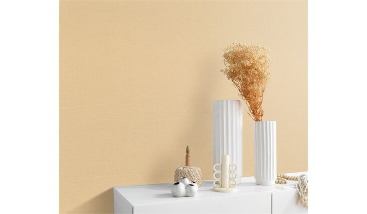 Erismann Vliestapete 10262-06 La Terrasse Uni apricot