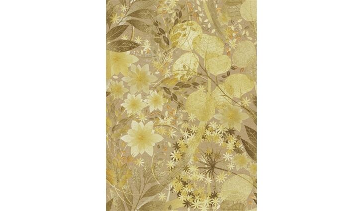 Erismann Vliestapete10506-20 Secret Garden Blätter gold