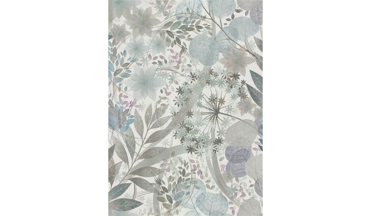 Erismann Vliestapete10506-24 Secret Garden Blätter blau