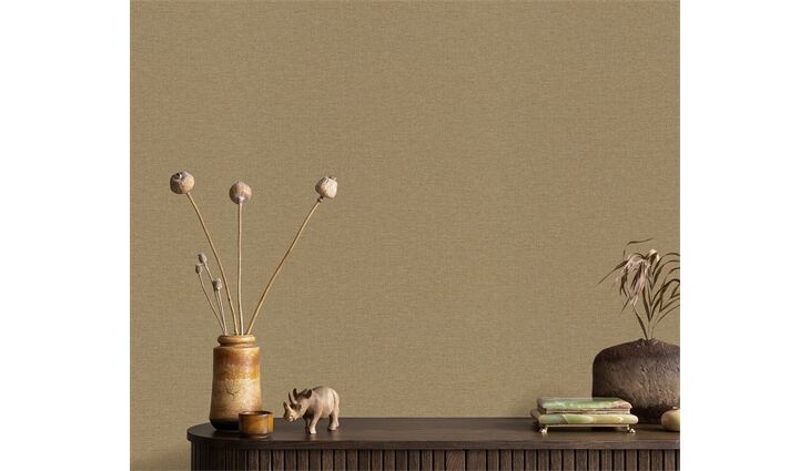 Erismann Vliestapete10510-20 Secret Garden Uni currynatur