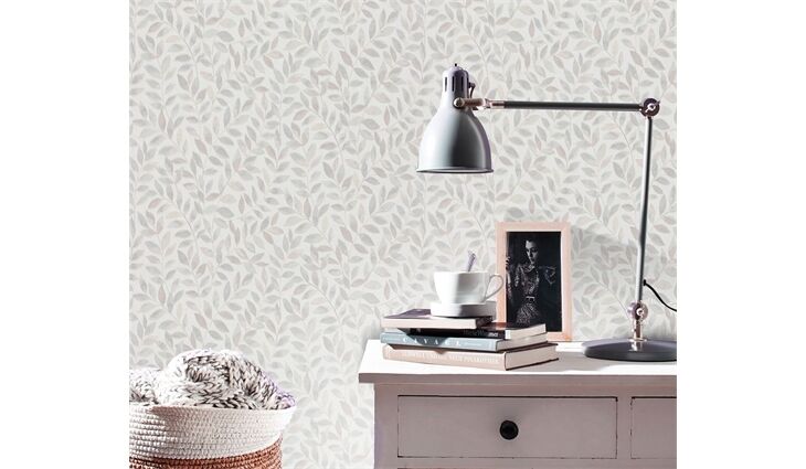 Erismann Vliestapete 10462-10 Opus Blätter pastel