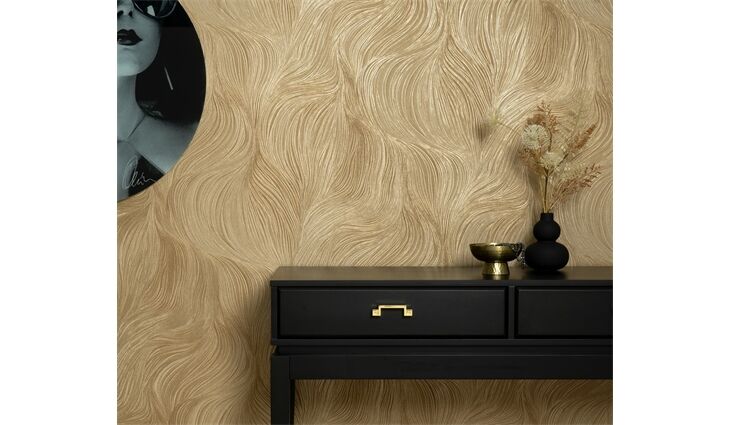 Erismann Vliestapete 10522-30 GMK Fashion Welle gold
