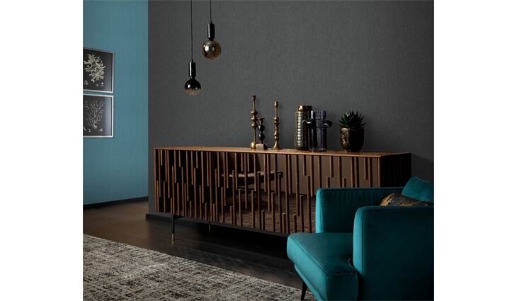 Erismann Vliestapete 10542-15 GMK Fashion Uni anthrazit