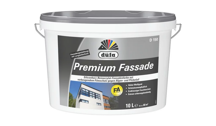 Düfa D150 Premiumweiss Fassade - 10 L
