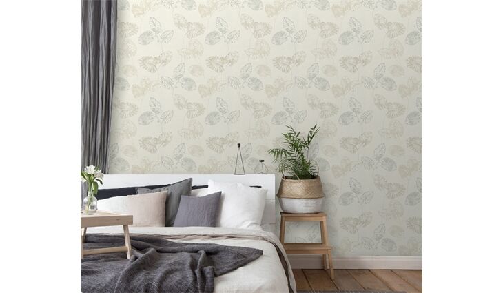 Erismann Vliestapete 5426-02 Summerbeat Blatt beige