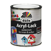 Düfa Acryl Seidenmattlack schwarz - 125 ml