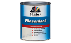Fliesenlack weiss seidenmatt - 750 ml