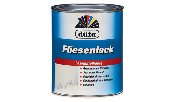 Düfa Fliesenlack weiss seidenmatt - 750 ml