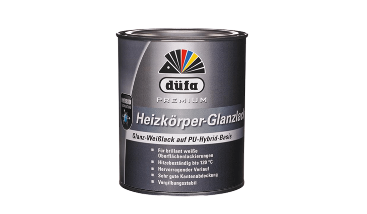 Düfa Premium Heizkörper Glanzlack weiss - 375 ml