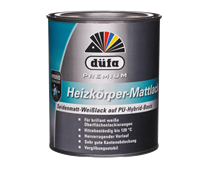 Düfa Premium Heizkörper Mattlack weiss - 375 ml