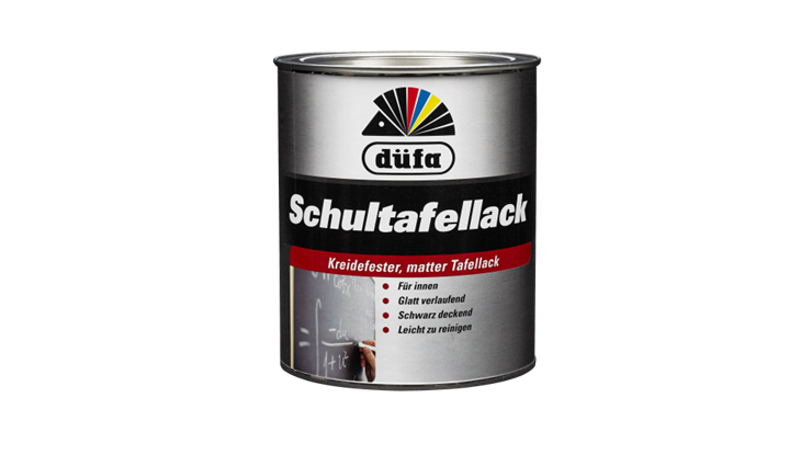 Düfa Schultafellack matt schwarz - 375 ml