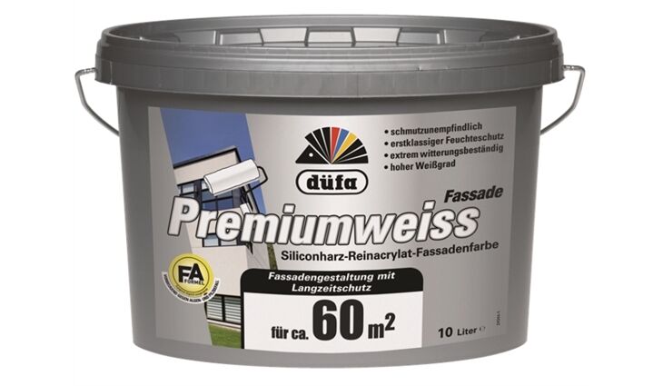 Düfa D150 Premiumweiss Fassade - 2,5 L